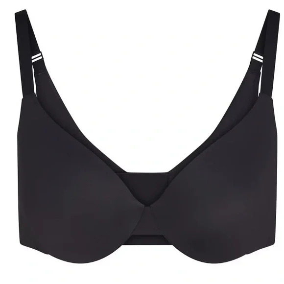 SKIMS 36B NWT Smoothing Intimates Full Coverage Lightly Lined Bra in Onyx - Picture 5 of 11